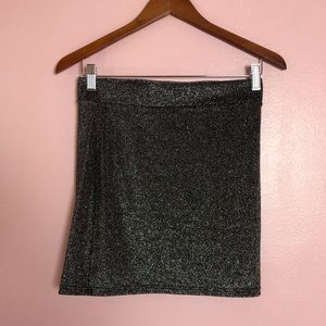 Metallic Sparkly Mini Skirt 3/$15